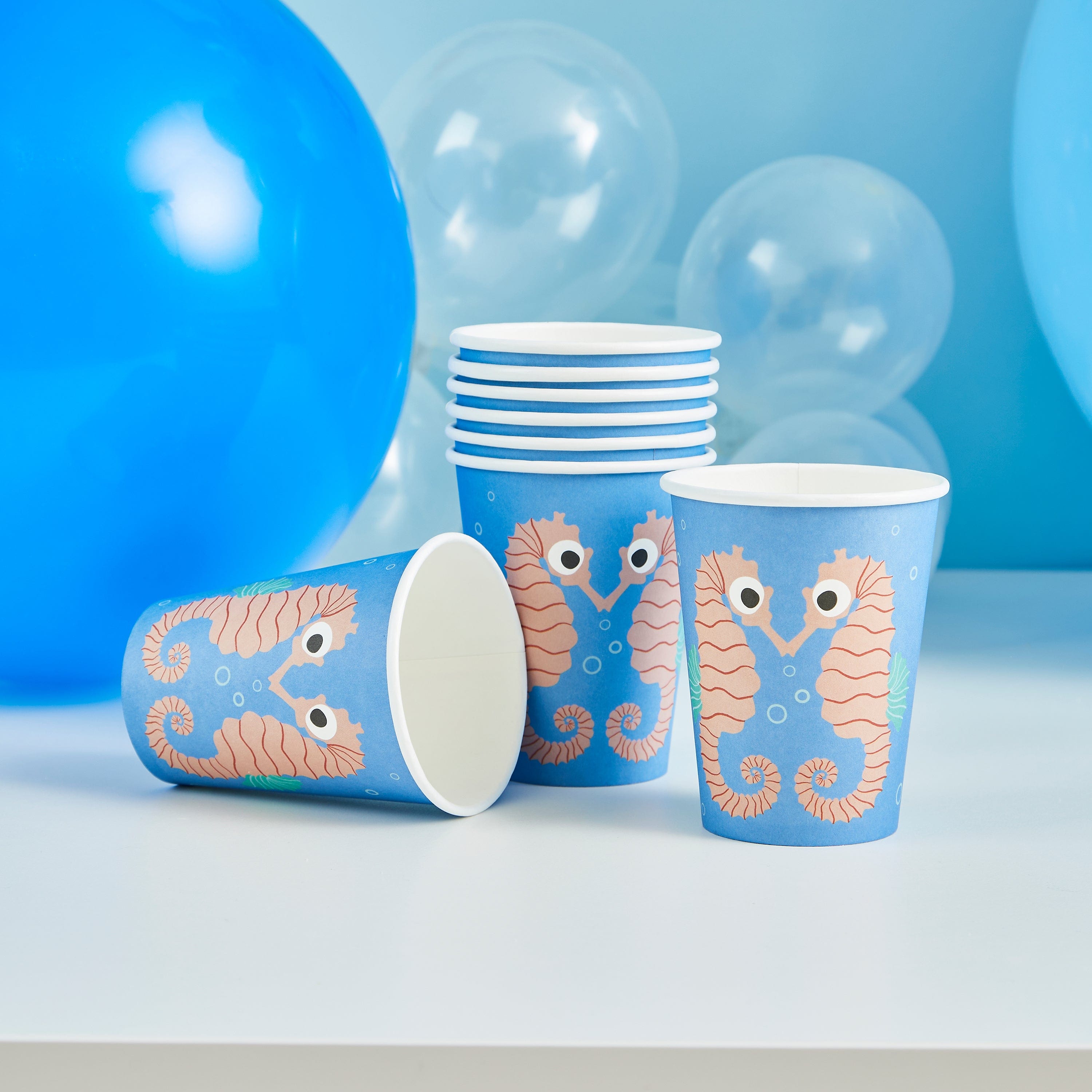 Seahorse Party Cups x 8